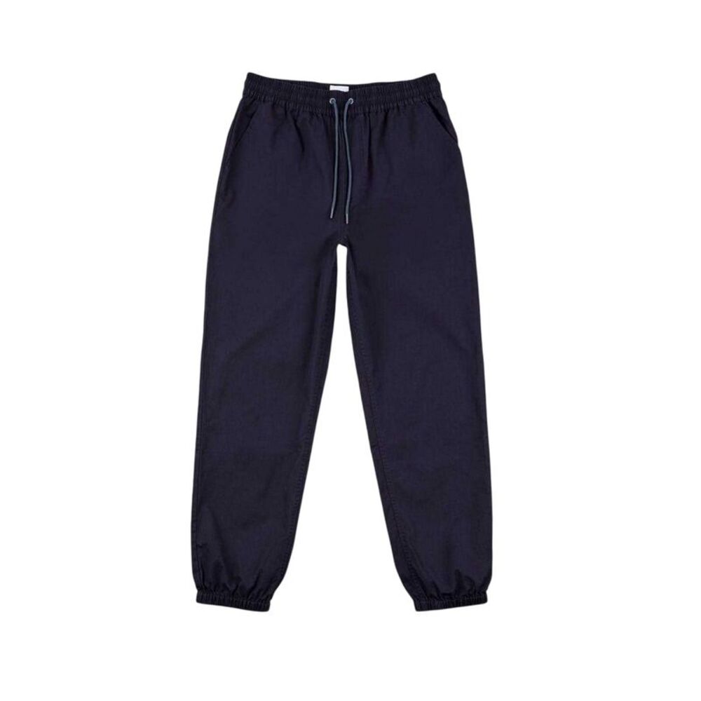 Pretty Green Mens Woven Straight Leg Joggers / Navy